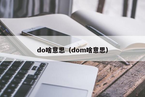 do啥意思（dom啥意思）