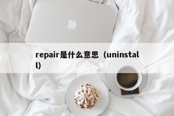repair是什么意思（uninstall）