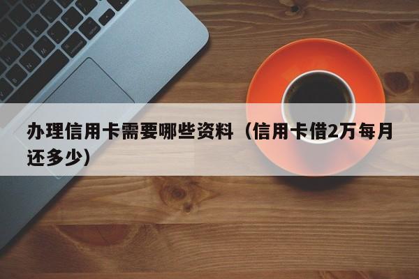 办理信用卡需要哪些资料（信用卡借2万每月还多少）