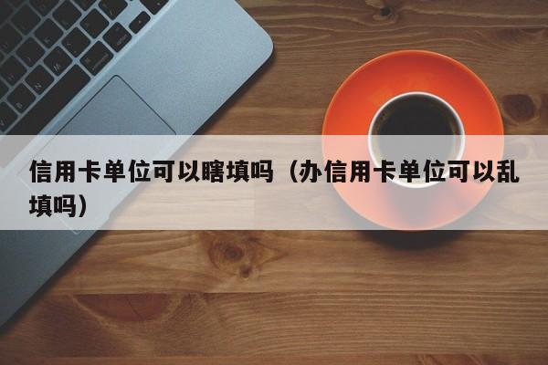 信用卡单位可以瞎填吗（办信用卡单位可以乱填吗）