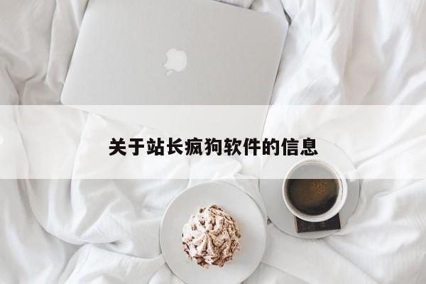 关于站长疯狗软件的信息