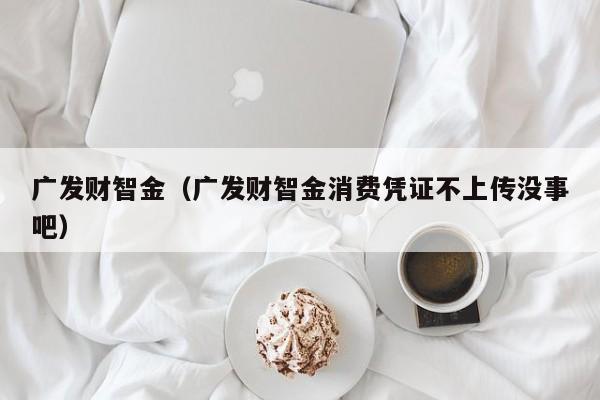 广发财智金（广发财智金消费凭证不上传没事吧）