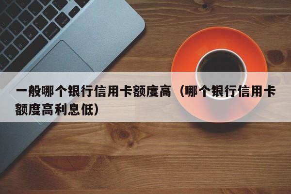 一般哪个银行信用卡额度高（哪个银行信用卡额度高利息低）