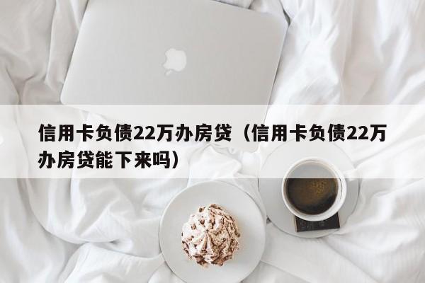 信用卡负债22万办房贷（信用卡负债22万办房贷能下来吗）