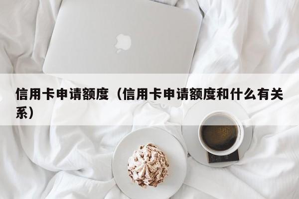 信用卡申请额度（信用卡申请额度和什么有关系）